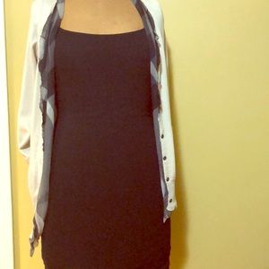 Burberry cardi with chiffon lining